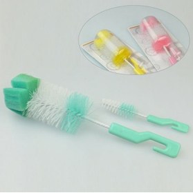 Resim çu çokuygunuz Plastik Kovanoz Şişe Biberon Kalıntı Kir Yağ Temizleme Fırça Seti 