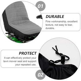 Resim 15 İnç Ağır Hizmet Tipi Tarım Aracı Çim Biçme Makinesi Koltuk Toz Kapağı 