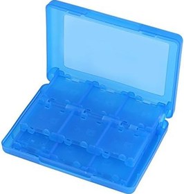 Resim Tnfeeon 3DS DSL DSI LL Oyun Kartları Için Tasarlanmış Plastik Kart Kutusu Kutu Tutucu, Yüksek Kapasiteli Oyun Kartı Kutusu Kutusu Depolama Snaps Kapalı (BLUE) 