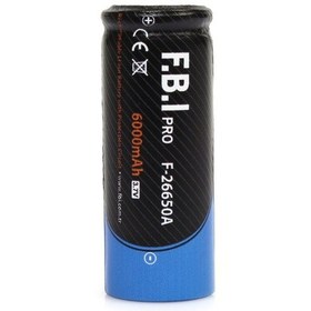 Resim F.B.I 26650 3.7V 6000mAh Şarj Edilebilir Li-ion Pil F.B.I 26650 3.7V 6000mAh Şarj Edilebilir Li-ion Pil