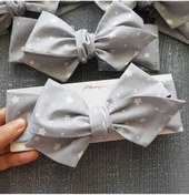 Resim pempem bandana Kız Bebek Iri Fiyonklu Bandana 