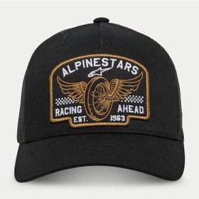 Resim Alpinestars Heritage Patch Trucker Şapka Siyah Kahve 