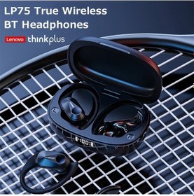 Resim Createtech Lenovo Thinkplus Lp75 Kablosuz Kulaklık - 6h Müzik, Hifi Ses, Şarj Kutusu, Spor Uygun 