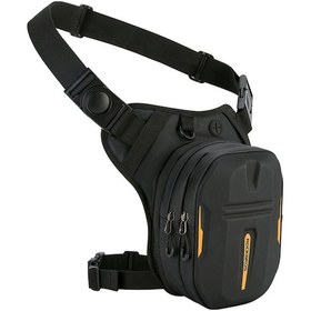 Resim Rockbros B107 Büyük Kapasiteli Motosiklet Bacak Çantası Kalça Serseri Fanny Paketi Su Geçirmez Motosikletçi Çantası Açık Motosiklet Bel Çantası 