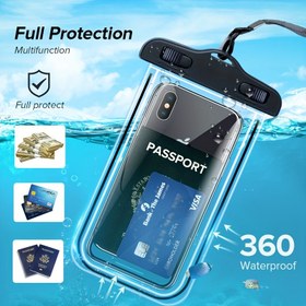 Resim Evrensel PVC Su Geçirmez Telefon Kılıfı Su Geçirmez Çanta iPhone 14 Pro Max 12 11 8 Huawei Xiaomi Redmi SamSung için 