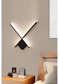 Resim X Mimari Tasarım Ledli Aplik Siyah 