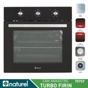 Resim PRADO NATUREL CAM ANKASTRE TURBO FIRIN 707 - SİYAH 