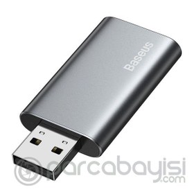 Resim Baseus Enjoy Music 32 GB U Disk USB 3.0 Bellek ve USB Dönüştürücü Adaptör Gri 