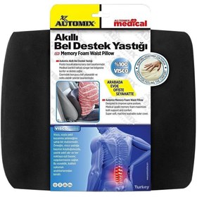 Resim Visco Akıllı Bel Destek Yastığı Siyah 