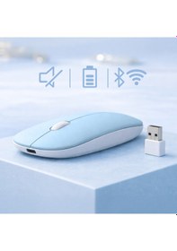 Resim Tüm Cihazlara Uyumlu Bluetooth Mouse Şarjlı Batarya Usb Dongle Ve Şarj Kablosu Dahil 16591 