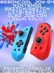Resim beboncool JOY-04 Nintendo Switch/Switch Lite/Switch Oled Makro Tuş Kademeli Tetik Joy-Con Oyun Kolu 