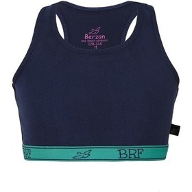 Resim Brz Kids Kız Çocuk Büstiyer Crop Atlet Sporcu Atlet Lacivert 