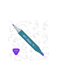 Resim Supertrend Supertrend Sketch Marker Duo Çift Uçlu Marker Kalem 2582 Lilac 