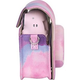 Resim Fujifilm Instax Mini 12 Makine Uyumlu Çok Renkli Deri Kılıf 