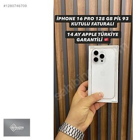 Resim Apple iPhone 16 Pro İkinci El TR | 128 GB | Beyaz 