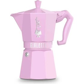 Resim UltraMint Şık Pembe Moka Express 6 Cup, Kahve Keyfini Taşıyan Tasarım 