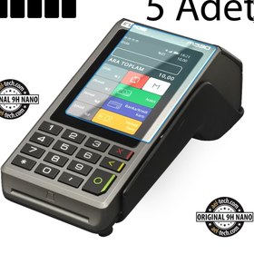 Resim ael-tech İnpos M530 Yeni Nesil Yazar Kasa Pos Dokunmatik Ekran Koruyucu 5'li Set 