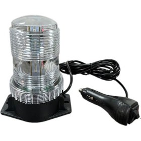 Resim 7 Fonksiyonlu Tepe Lambası Çakarlı Mıknatıslı Dikey Model 12-30v Kırmızı-mavi / Laık537-1 