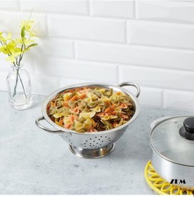 Resim Zem Çelik Makarna Süzgeci 28 Cm 