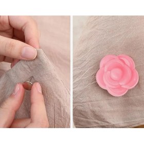 Resim Ozn Aksesuar 6 Adet Çiçek Desen Yorgan Kılıfı Tutucu Sabitleyici Yastık Nevresim Örtü Düzenleyici 