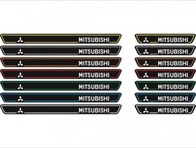 Resim Mitsubishi Logolu 4lü Kapı Eşiği Oto Aksesuar 