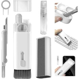 Resim Rever 7in1 Çok Amaçlı Temizlik Kiti Telefon, Ekran, Laptop, Klavye, Telefon, Kulaklık Airpods Temizleyici 