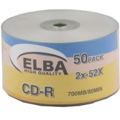 Resim Elba CD-R 700 MB-80 Min Printable 50'li Shrink 