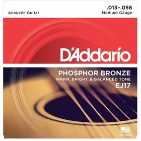 Resim D'addario Ej17 Akustik Gitar Tel Seti. Phosphor-Bronze. Medıum Ga 