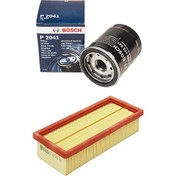 Resim Bosch Filtre Bakım Seti Fiat Egea 1.4 Benzinli Hava + Yağ 