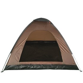 Resim AndOutdoor Monodome 3 Kişilik Kahverengi Kamp Çadırı 