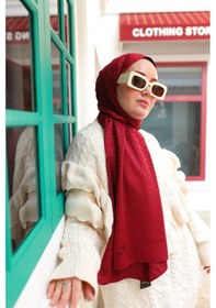 Resim Silk Home Deluxe Şal 40006-20 Bordo 