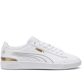 Resim Puma Vikky v3 Metallic Shine Beyaz Kadın Sneaker 