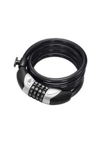 Resim Magnum 3111 10X1800 Mm Şifreli Bisiklet Kilidi Mat Siyah - Yeşil 