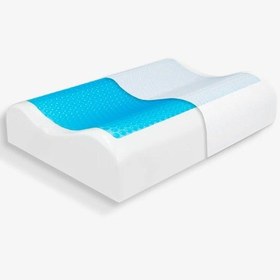 Resim Varol Lunora Serinletici Jelli Visco Yastık 60x40x14 Beyaz/50x70cm Beyaz 