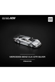 Resim HOT WHEELS Pop Race 1/64 CLK-GTR SILVER PR640158 
