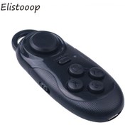 Resim Siyah-mini Kablosuz Bluetooth Gamepad Vr Denetleyici Uzaktan Ped Ios/android Akıllı Telefon Pc Dizüstü Oyun Aksesuarları 