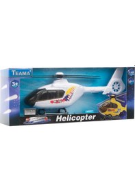 Resim Kutulu Plastik Beyaz Helikopter 