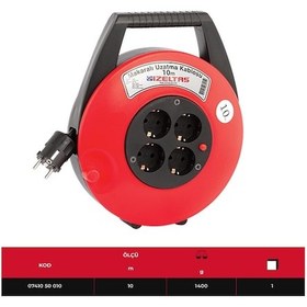 Resim İzeltaş Makaralı Uzatma Kablosu Eltipi 10 M - 0741050010 