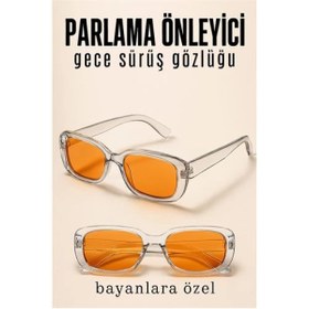 Resim SepetBudur BX Parlama Önleyici Gece Sürüş Görüş Gözlüğü Sis Far Işık Önleyici Anti-Fog Gözlük 