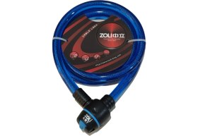 Resim KNT Bisiklet ve Motosiklet Kilidi 15X1500 mm Kalın Kilit 1,5 Metre Uzunluk Mavi 