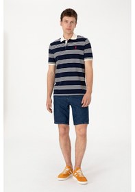 Resim U.s. Polo Assn. Erkek Koyu Mavi Şort Jean 50304382-dn0023 Dark Blue 