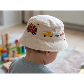 Resim Kitti 1-4 Yaş Tren Figürlü Erkek Çocuk Fötr Şapka 