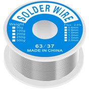 Resim Elektronik ve Endüstriyel Projeler için Uygun Yüksek Kaliteli 0.8mm 50g/100g Düşük Sıcaklık Lehim Teli 