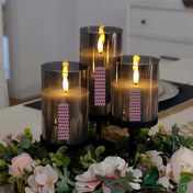 Resim 36 Paket Bal Peteği ve Nokta Desenli Yapıştırıcı Stikerler Kavanozlar, Mumlar, Çember Alevleri için Önceden Kesilmiş Kağıt Çıkarma Etiketleri Mum Aksesuarları için 