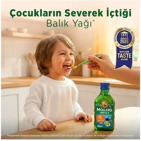 Resim Möller's Omega 3 Limonlu Balık Yağı Şurubu 250 Ml 2 Adet 