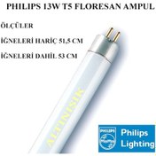Resim Philips 13W T5 Floresan Ampul T5 13 Watt Beyaz Floresan 