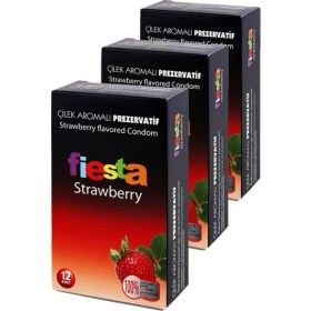 Resim Fiesta Strawberry Prezervatif 36 Adet Condom 