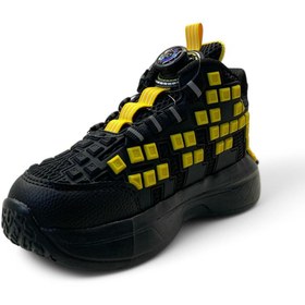 Resim pepino 1974 Ortopedik Unisex Çocuk Siyah/Sarı Basketbol Ayakkabısı 