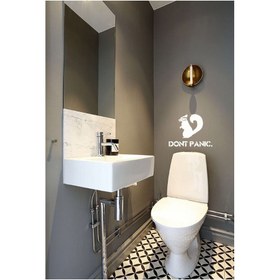 Resim levvas Banyo Sticker-wc Sticker-ev Duvar Sticker 
