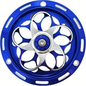 Resim Tongdashop Motosiklet Motor Fan Koruyucu - Sprint Primavera 150 Cnc Alüminyum Radyatör Kapak - Mavi 